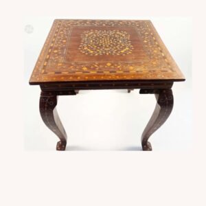 Beistelltisch Marokko Tunesien Afrika Holz Intarsien Vintage