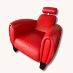 DeSede Sessel DS57/06 mit Kopfstütze in rot