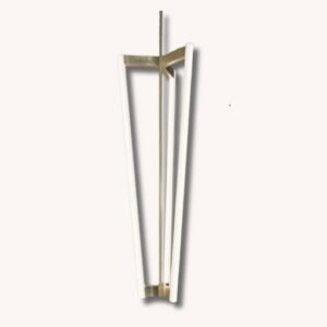 Michael Anastassiades Tube Chandelier (unlackered satin brass)