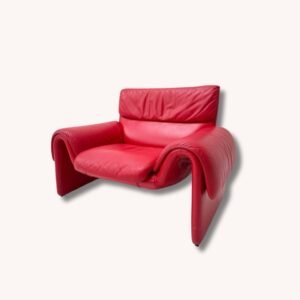 Roter Sessel Modell DS-2011/01 von de Sede