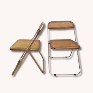 Stühle Plia Cane, Giancarlo Piretti Ed. Anonima Castelli. c. 1970