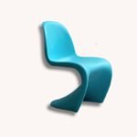 Panton Chair von Verner Panton für Vitra (Gletscherblau), 2000er Jahre