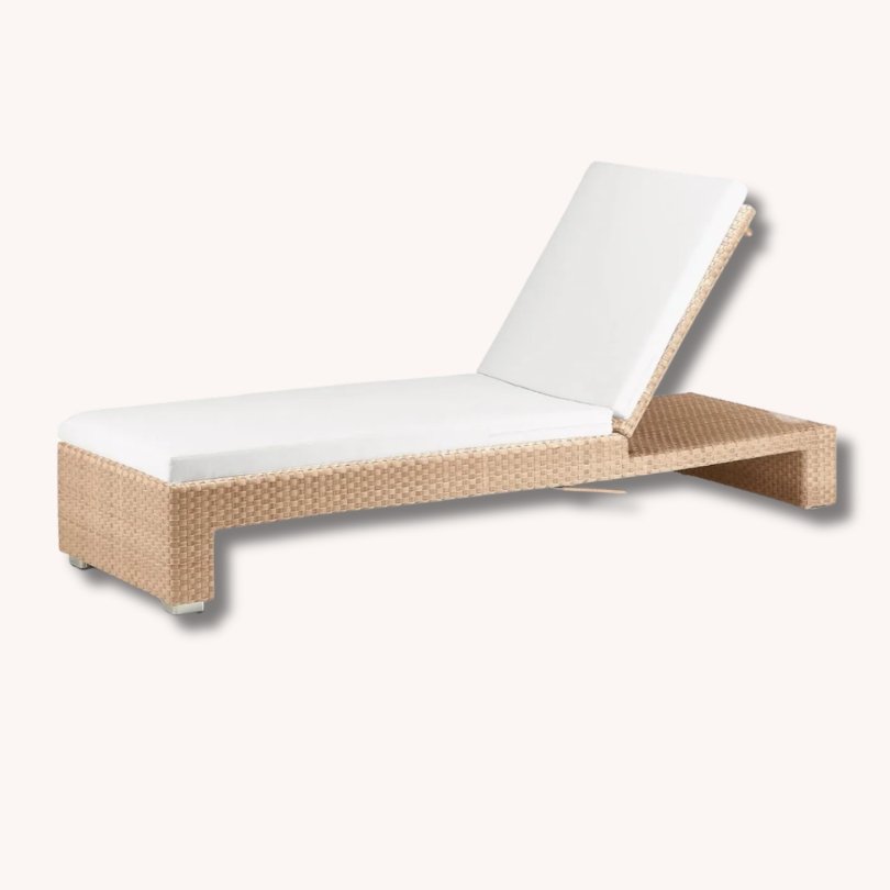 3x DEDON — LOUNGE • Dedon Lounge Sonnenliege mit Rollen, Kissen inklusive! Luxus der Extraklasse! 3er-Set – Neu, u