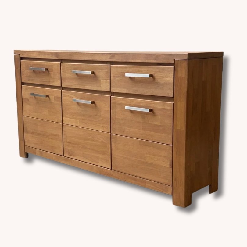 Elegantes Sideboard aus massiven Buchenholz, 2000er Jahre