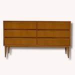 Hochwertiges Mid Century Sideboard aus Nussbaum, 1960er Jahre