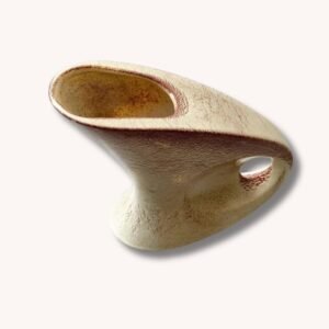 Keramikvase - Skulptur Organische Form von Bertoncello, Italien 1970er Jahre