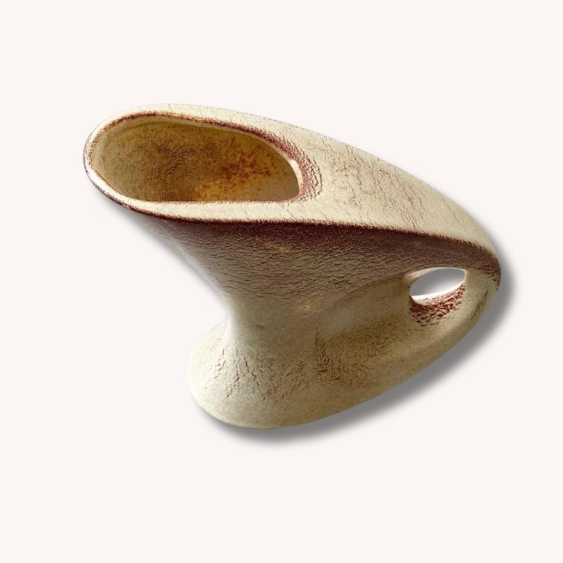 Keramikvase - Skulptur Organische Form von Bertoncello, Italien 1970er Jahre