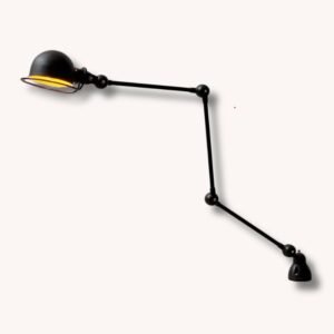 Klemmleuchte mit 3 Gelenken von Jean-Louis Domecq für Jieldé, 1950er Design