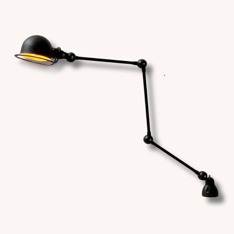 Klemmleuchte mit 3 Gelenken von Jean-Louis Domecq für Jieldé, 1950er Design