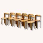 Rey Stühle Modell 3300 von Bruno Rey für Dietiker, Schweiz, 1970er