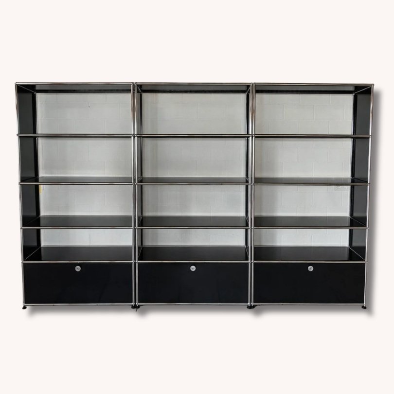 USM Haller Regal dreiteilig-vintage-secondhand-gebraucht-schweiz (Instagram Post) USM Haller Regal dreiteilig
