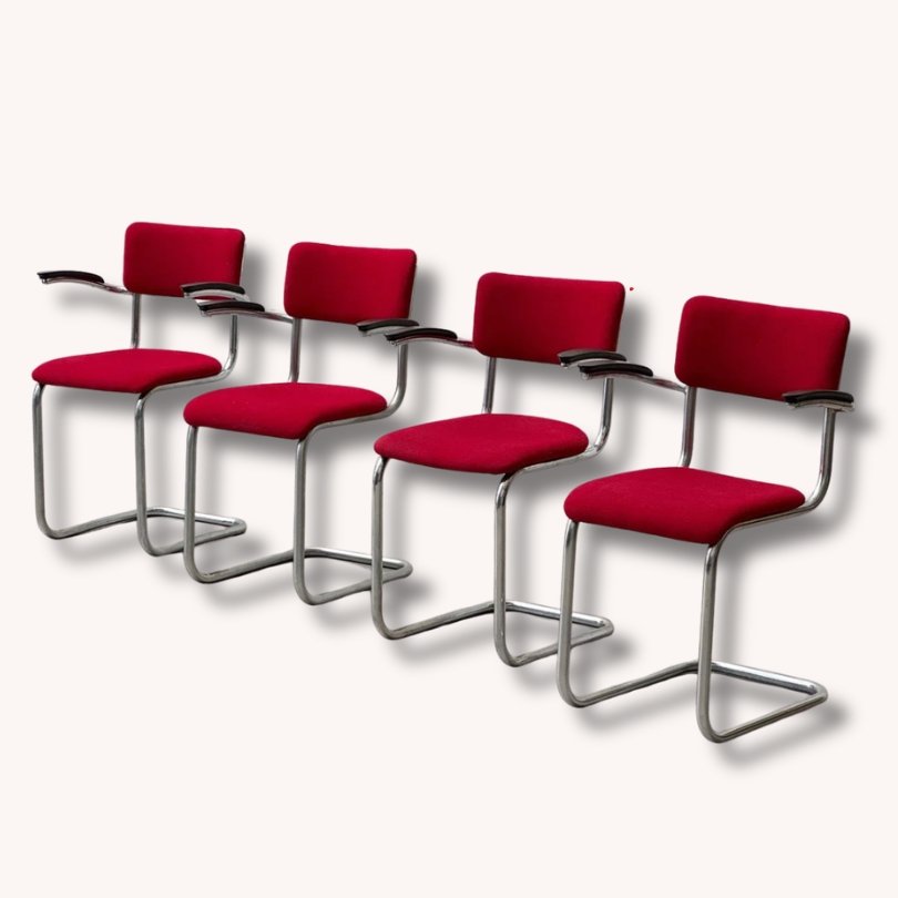 Vintage Thonet Freischwinger mit Armlehnen, 1920-30er Jahre-vintage-secondhand-gebraucht-schweiz (Instagram Post) Vintage Thonet Freischwinger mit Armlehnen, 1920-30er Jahre