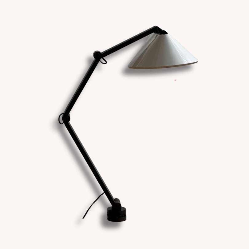 Zeta Klemmleuchte von Franco Mirenzi & Vittorio Parigi für Valenti Luce, 1970er Jahre