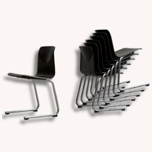 Freischwinger Stühle von Thur-Op-Seat, West Germany, 1960er/70er