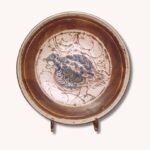 Tiefe Steingutschale – Motiv: Rebhuhn Entwurf: ArtPot – Jean-Claude de Crousaz