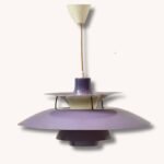 Seltene PH 5 Pendelleuchte von Poul Henningsen für Louis Poulsen, Dänemark, 1970er Jahre