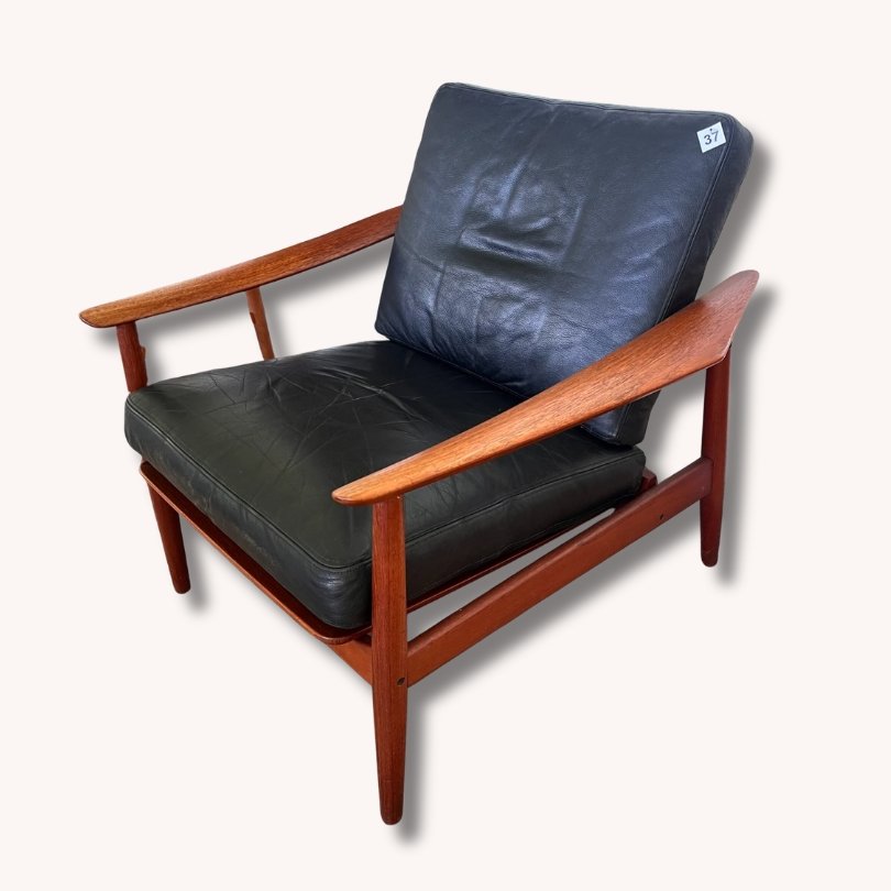 Armlehnsessel, Arne Vodder, Teak, Modell FD 164, für France and Son, Dänemark, 60er Jahre-vintage-secondhand-gebraucht-schweiz (Instagram Post) Armlehnsessel, Arne Vodder, Teak, Modell FD 164, für France and Son, Dänemark, 60er Jahre