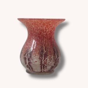 Ikora-Vase aus mundgeblasenem Glas von Karl Wiedmann für WMF, 1930er Jahre