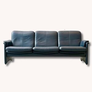 Ledersofa 3er-Sitz Modell City von Erpo, 1990er Jahre