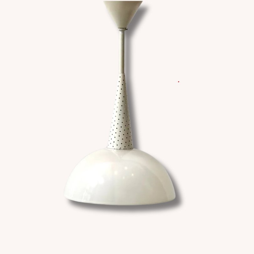 Pendelleuchte von Mathieu Matégot für Holophane, France, frühe 1950er Jahre-vintage-secondhand-gebraucht-schweiz (Instagram Post) Pendelleuchte von Mathieu Matégot für Holophane, France, frühe 1950er Jahre