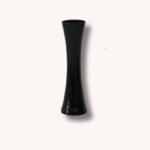 Schwarze Mid-Century Design Glasvase