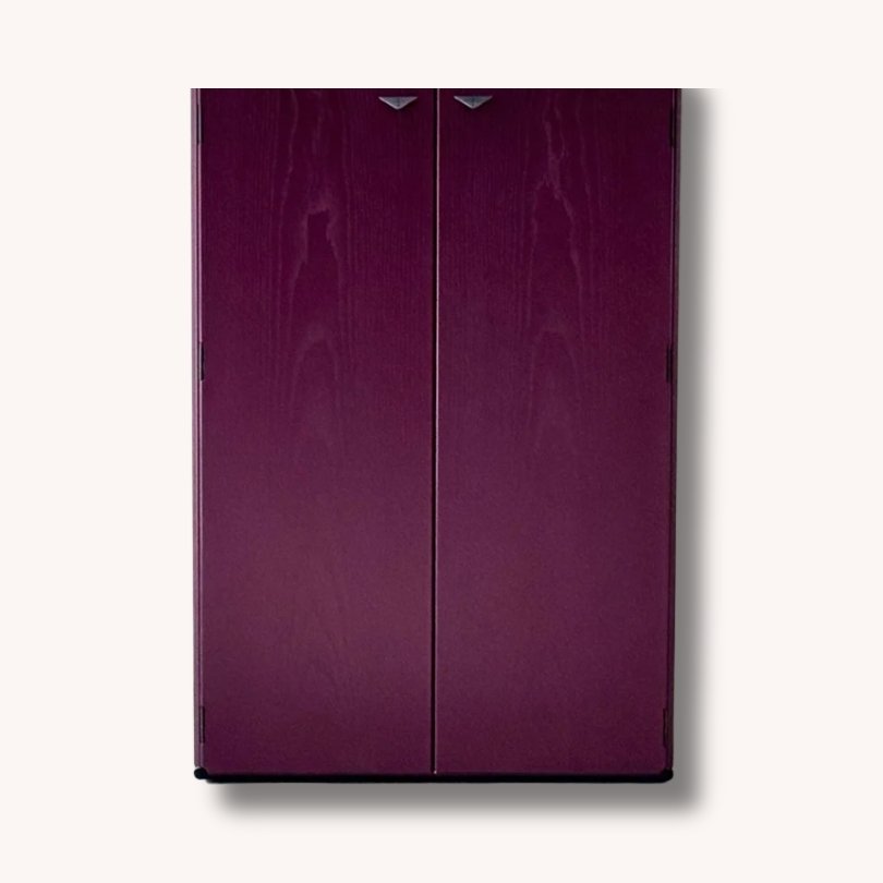Modularer Designschrank in Bordeauxviolett, 1990er Jahre-vintage-secondhand-gebraucht-schweiz (Instagram Post) Modularer Designschrank in Bordeauxviolett, 1990er Jahre