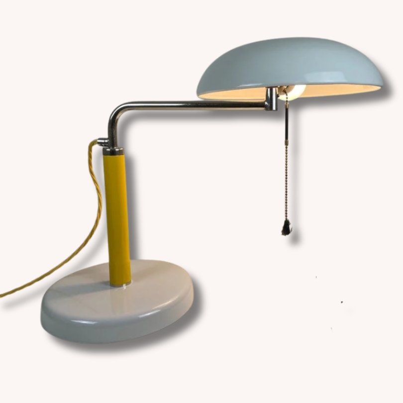 Tisch- Bürolampe Alfred Müller Belmag Quick 1500 1940/50