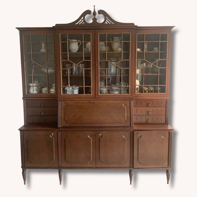 Vintage / antike Vitrine 185 x 47cm x 225 cm